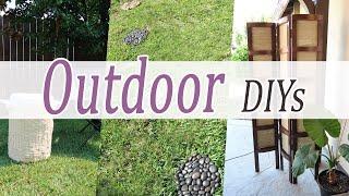 EASY OUTDOOR DIYs / DOLLAR TREE DIYS