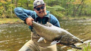 Catching The King Of The River! (2023 Salmon River Chinook Run)