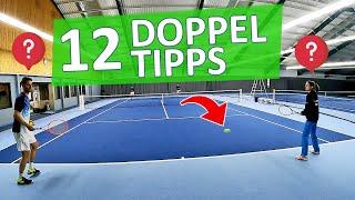 12 TENNIS DOPPEL TIPPS  Vermeidet diese 12 Dinge im Doppel  Doppeltraining