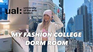 LONDON COLLEGE OF FASHION DORM ROOM TOUR (UAL Halls: The Costume Store)