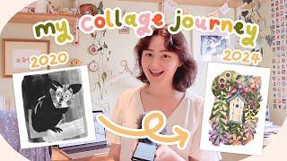 My collage journey | How I've improved over the past 4 years!