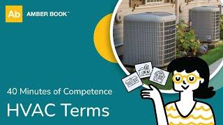 HVAC Terms - 40 Minutes of Competence | Amber Book