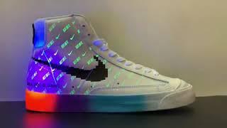 UV Light review: Nike blazer mid 77 vintage have a good game With real materials From Citysole.ru