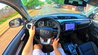 New Toyota Hilux (2.8 Turbo) SRX 2023 / POV Test drive 4K (No narration)