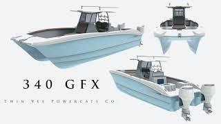 Twin Vee: 340 GFX Hull and Deck - First Look