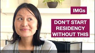 Tips to Know Before Starting Residency for IMGs