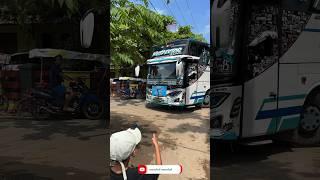 no basuri tetep happy ketika para bus mania nungguin telolet basuri bus winspector si corong atas ‼️