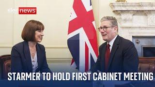 Keir Starmer to hold first cabinet meeting