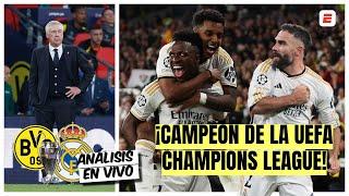 REAL MADRID 2-0 DORTMUND. CAMPEONES de la UEFA CHAMPIONS LEAGUE, ganan su 15ta. OREJONA | Exclusivos