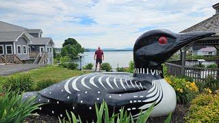 Maine's Largest Loon Statue