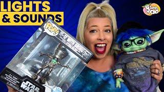 Funko Pop! Deluxe LIGHTS AND SOUNDS IG-12 WITH GROGU Unboxed