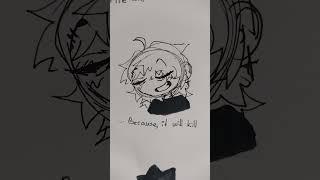 Bad quality, srry// #fypage #fyp #traditionalart #trending #cat #randomvid