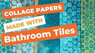 Create Stunning Collage Papers with Bathroom Tiles