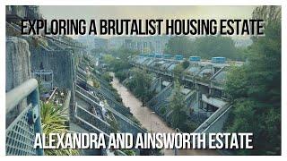 Brutalist London Housing Estate | Alexandra and Ainsworth Estate aka Rowley Way