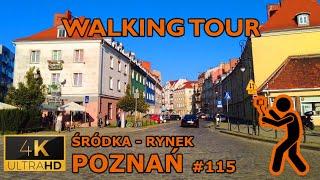 ⁴ᴷ⁶⁰  Poznan/Poland | Walking Tour | #115 | Śródka to Old Market Square (September 2023) [4K]
