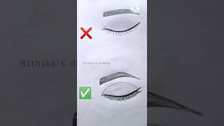 How To Draw Eyelashes Easy!!#art