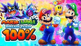 Mario & Luigi Dream Team Bros - 100% Longplay Full Game Walkthrough Guide