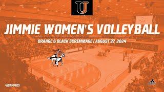 Women's Volleyball Orange/Black Scrimmage