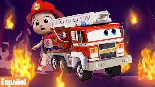 Camión de bomberos | Sí, sí, a jugar con los vehículos #appMinkEspañol Spanish Kids Video & Nursery