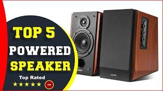  Top 5: Best Powered Bookshelf Speakers 2022 [Tested & Reviewed]