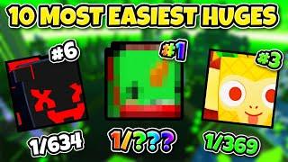 10 Most *EASIEST* Huges to get in Pet Simulator 99! (UPDATED!)