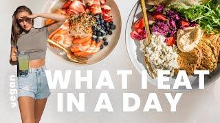 what I eat in a (productive) day / easy & healthy vegan meals