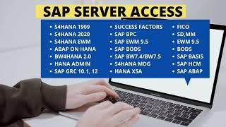 SAP SERVER ACCESS I How to get SAP Server Access for Practice | SAP GUI Installation |