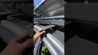 LADA Vesta (Лада Вэста) универсал - установка багажника и автобокса на интегрированные рейлинги.