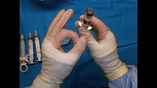 Filling Syringes (For Neurointerventional Radiology Procedures)