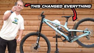 MY NEW DOWNHILL BIKE IS DRASTICALLY BETTER AFTER THIS £60 MODIFICATION!