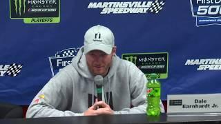 Dale Jr. on final ride to Martinsville in Hendrick's helicopter