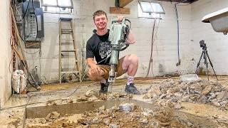 Restoring A $7,000 Mansion: Removing The Basement Floor (Pt. 1)