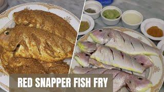 Red Snapper Full Fish Fry 2024 | How to make Fish Fry at home | Masala Fish Fry ‎@FlavoursbyMehreen 