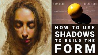 How to START portrait PAINTING in OILS using shadows