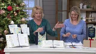 Beautiful Word Large Print Coloring Bible Art Set on QVC