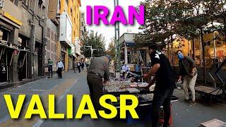 Valiasr St., Taleghani to Enghelab,  Tehran walking, IRAN
