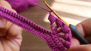 Super Easy Crochet Knitting  Tığ İşi Yelek Şal Örgü Modeli