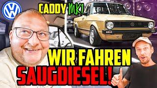 UNGLAUBLICHER Zustand! - VW Caddy MK1 - Im SAUGDIESEL durch Dortmund!