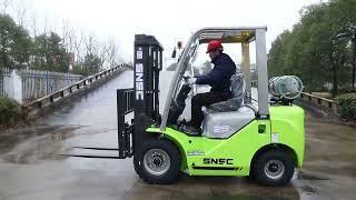 LPG Forklift operation video demo