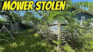 Mower Stolen, Lawn Neglected – Watch This Free Cleanup