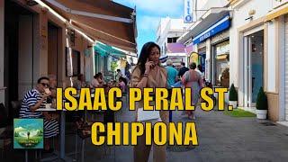 Isaac Peral Street Video Walk Chipiona Cádiz Andalucía Spain 4K