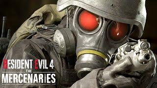 RESIDENT EVIL 4 REMAKE THE MERCENARIES Walkthrough Gameplay Part 4 - HUNK (THE VILLAGE S+ RANK)