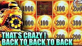 THAT’S JUST CRAZY!!! Dragon Train Slot Machine was on Fire!