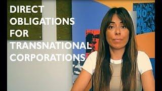 Demand #3: Direct Obligations for Transnational Corporations