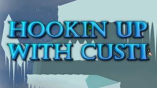 "HOOKIN UP WITH CUSTI" 100% | Extreme Platformer Demon | Geometry Dash 2.2 | Level by Custi