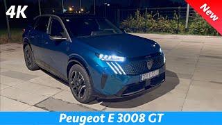 Peugeot E 3008 GT 2024 Full Night Review (Exterior - Interior) Ambient Lights