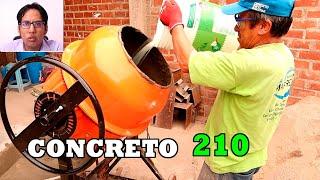 CONCRETO 210 kg cm2 dosificación PERU #construccion #concreto #concreto210 #prensahidraulica