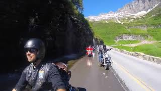 Going-To-The-Sun Motorcycle Ride - Glacier National Park on Harley-Davidson's