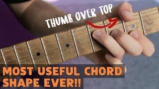 The Most Versatile Chord Shape | Thumb Trick Used By Jimi Hendrix, John Mayer, SRV, Mateus Asato