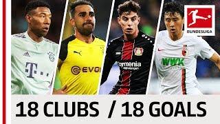 18 Clubs, 18 Goals - The Best Goal by Every Bundesliga Team in 2018/19 So Far